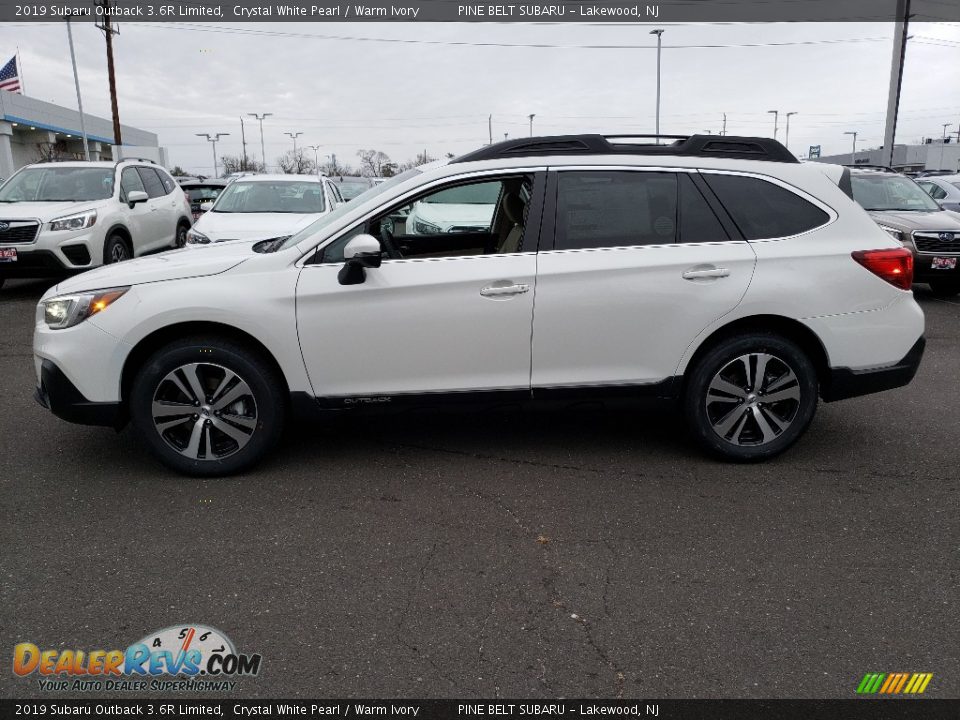 2019 Subaru Outback 3.6R Limited Crystal White Pearl / Warm Ivory Photo #3