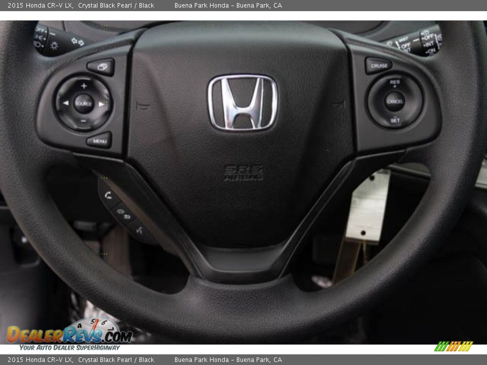 2015 Honda CR-V LX Crystal Black Pearl / Black Photo #12
