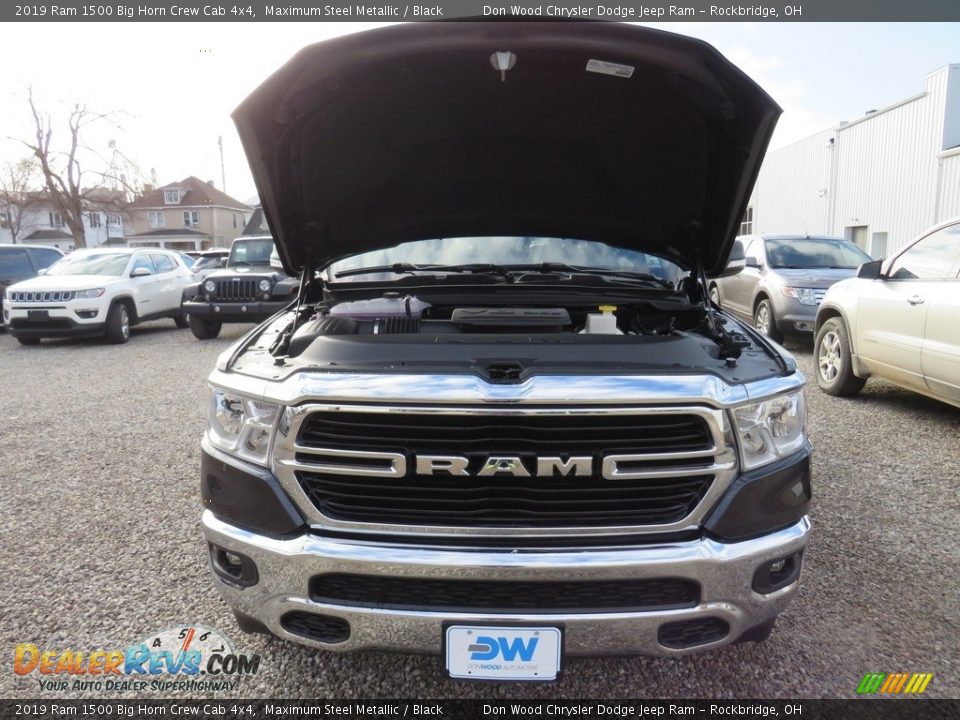 2019 Ram 1500 Big Horn Crew Cab 4x4 Maximum Steel Metallic / Black Photo #7