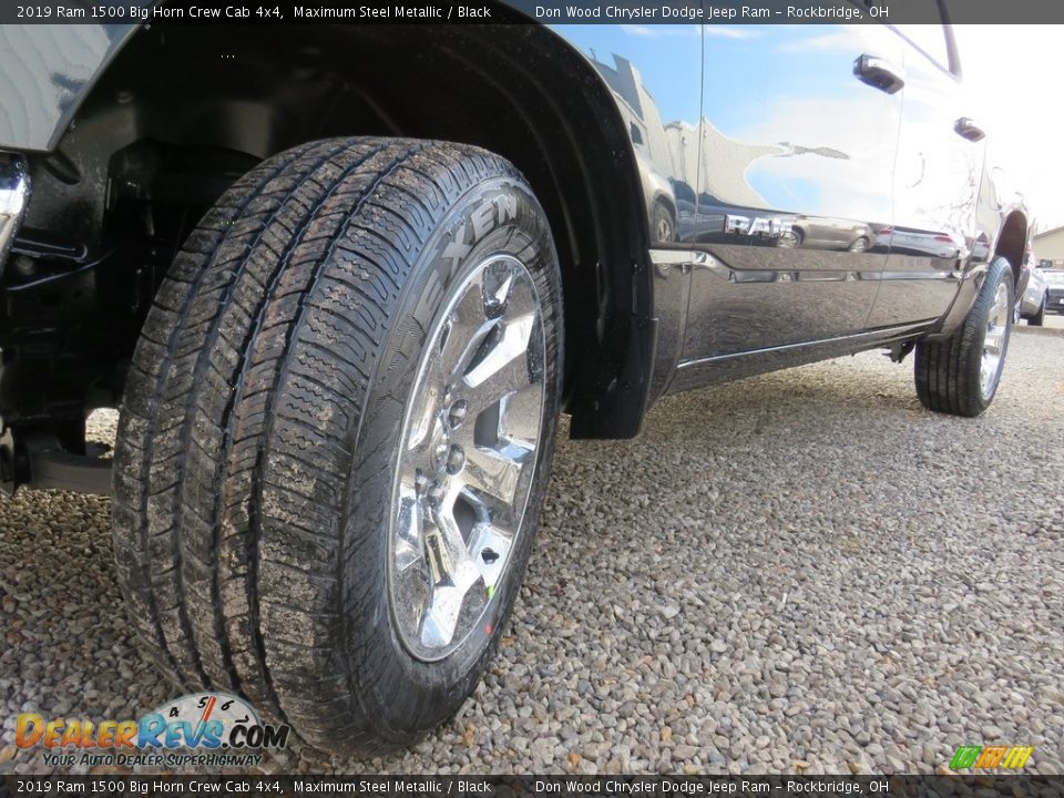 2019 Ram 1500 Big Horn Crew Cab 4x4 Maximum Steel Metallic / Black Photo #10