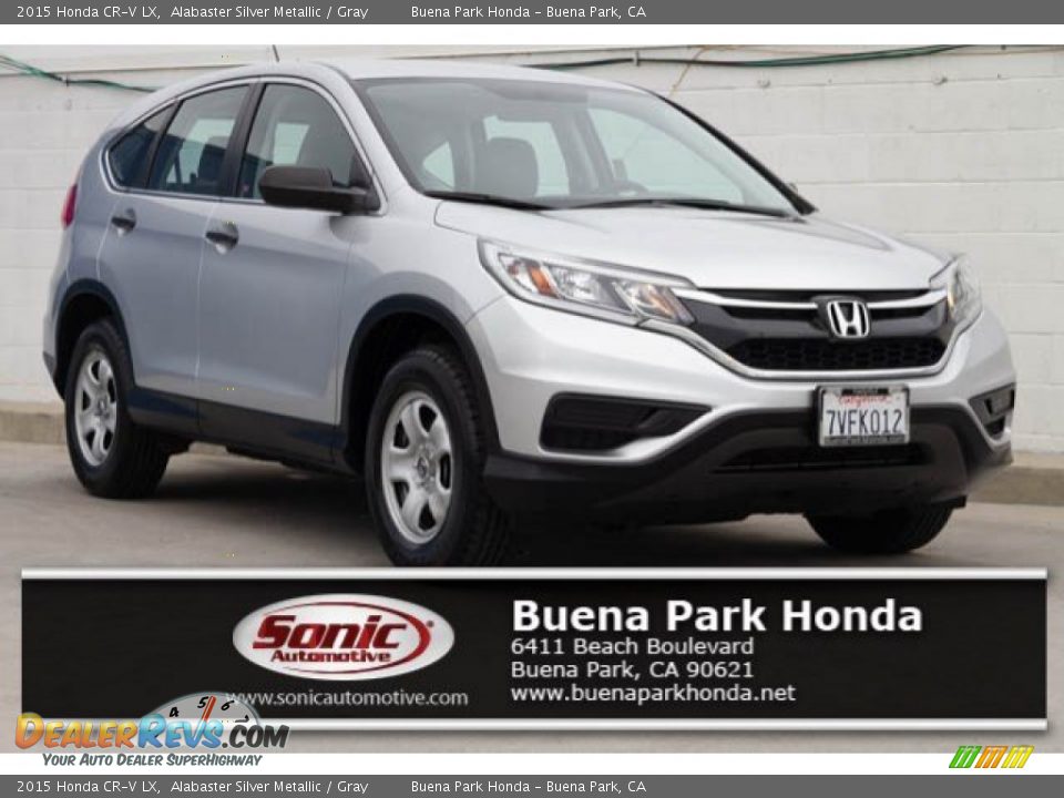 2015 Honda CR-V LX Alabaster Silver Metallic / Gray Photo #1