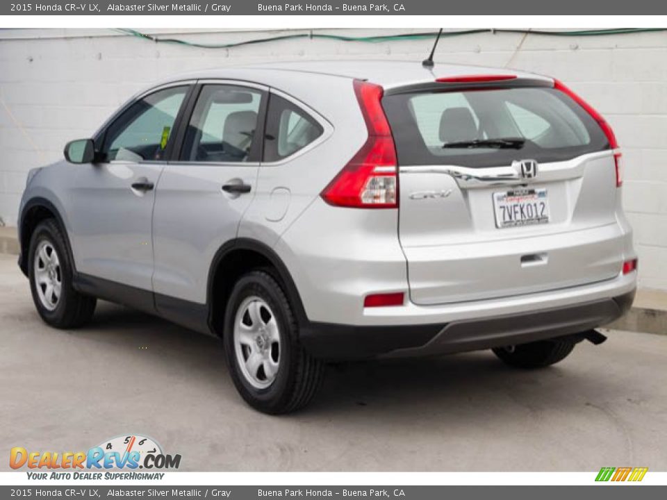 2015 Honda CR-V LX Alabaster Silver Metallic / Gray Photo #2