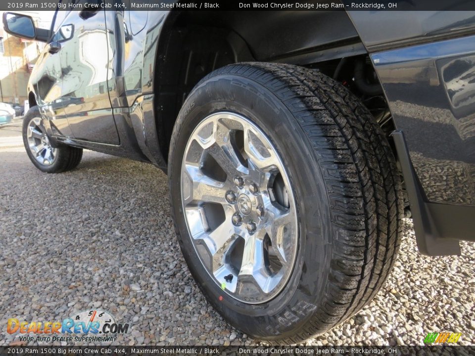 2019 Ram 1500 Big Horn Crew Cab 4x4 Maximum Steel Metallic / Black Photo #15