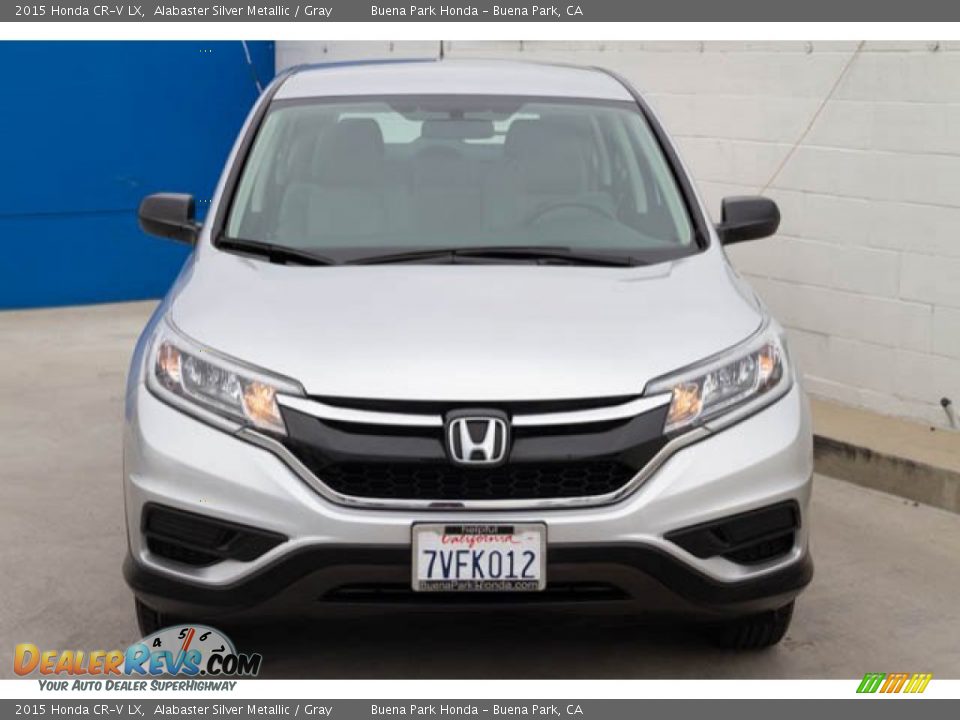 2015 Honda CR-V LX Alabaster Silver Metallic / Gray Photo #7