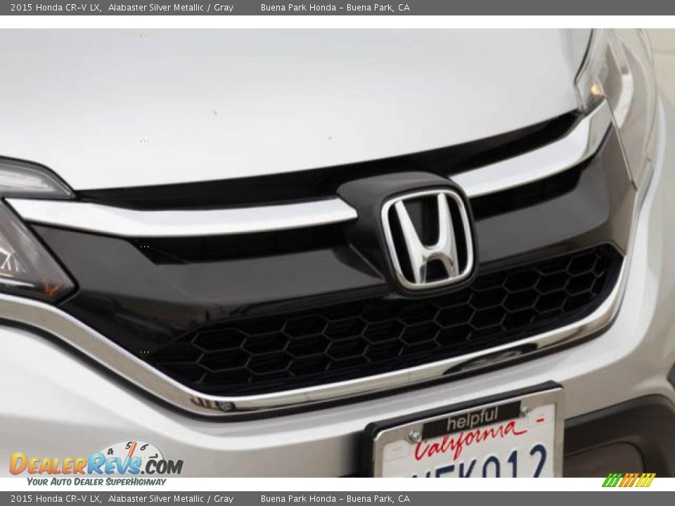 2015 Honda CR-V LX Alabaster Silver Metallic / Gray Photo #8