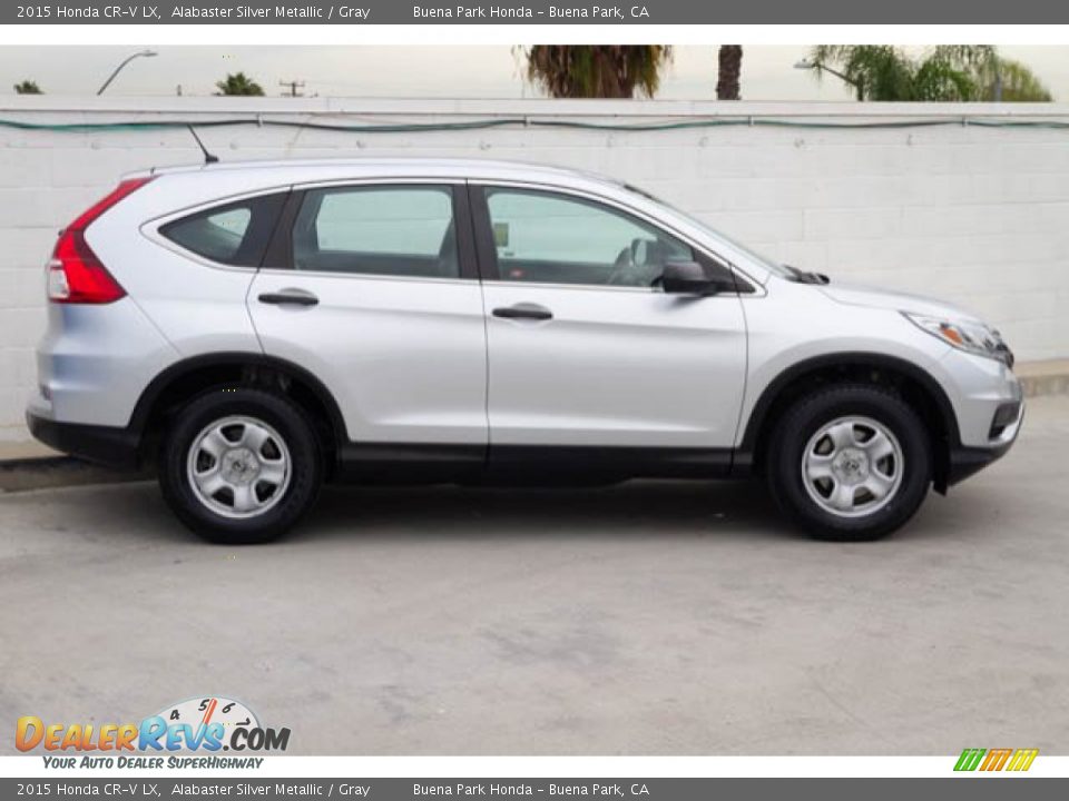 2015 Honda CR-V LX Alabaster Silver Metallic / Gray Photo #9