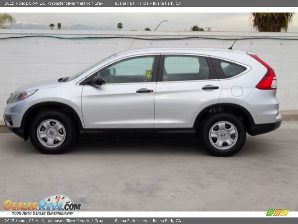 2015 Honda CR-V LX Alabaster Silver Metallic / Gray Photo #11