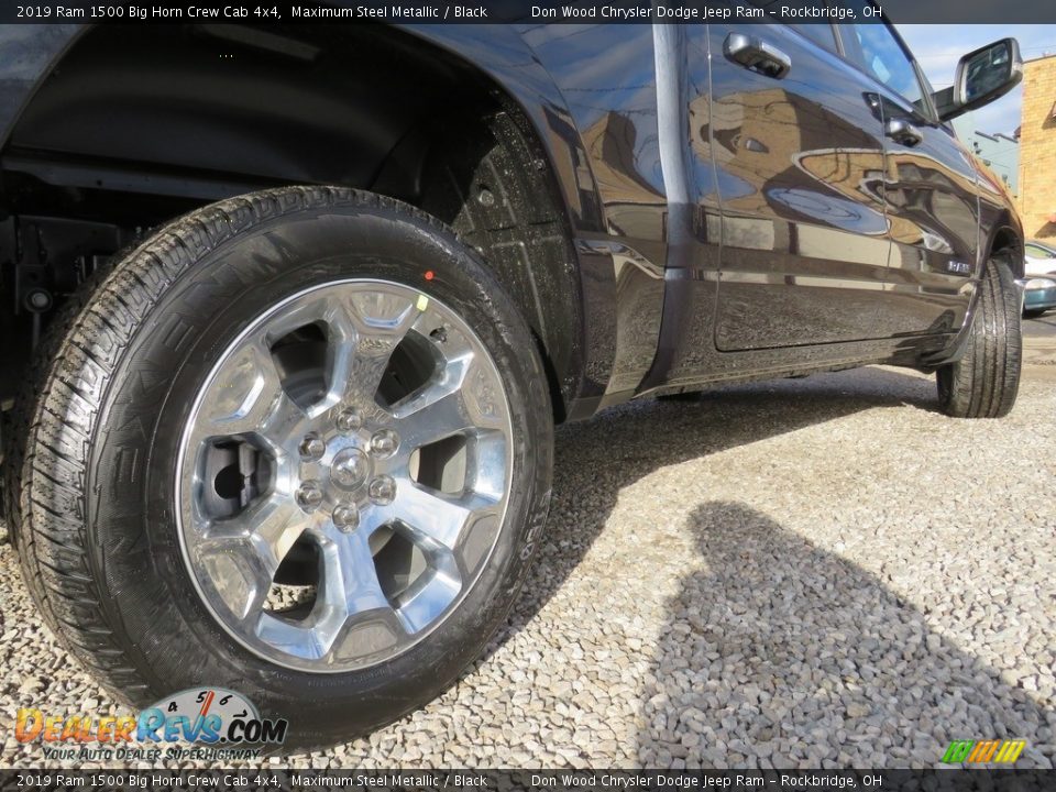2019 Ram 1500 Big Horn Crew Cab 4x4 Maximum Steel Metallic / Black Photo #20