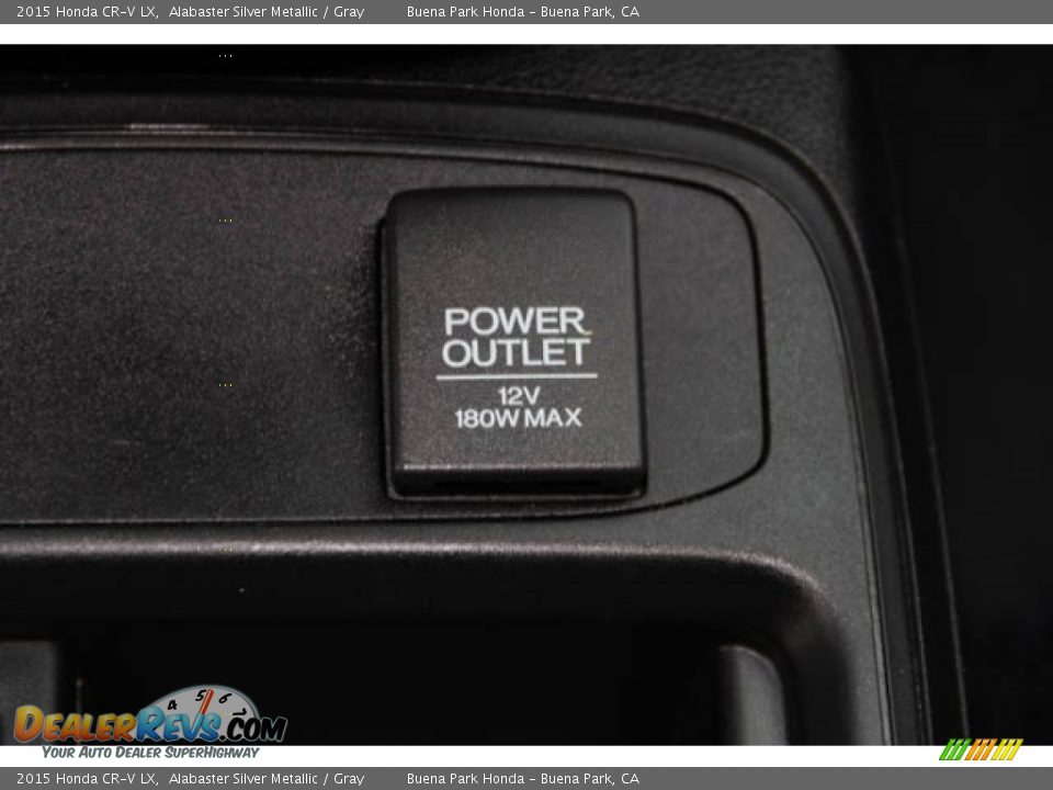 2015 Honda CR-V LX Alabaster Silver Metallic / Gray Photo #13