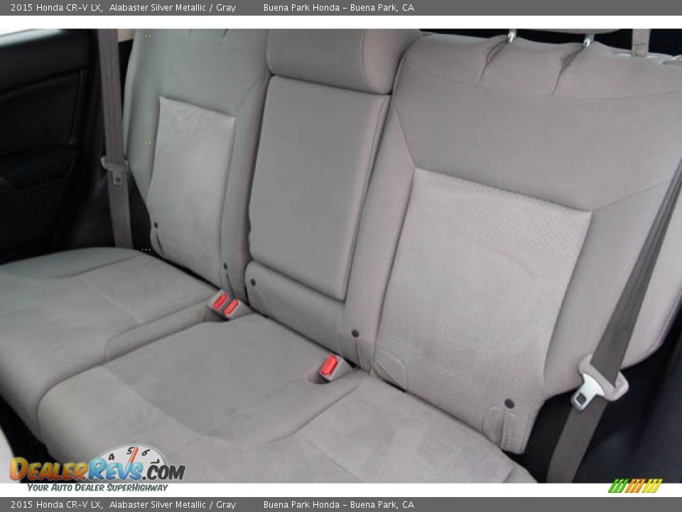 2015 Honda CR-V LX Alabaster Silver Metallic / Gray Photo #15