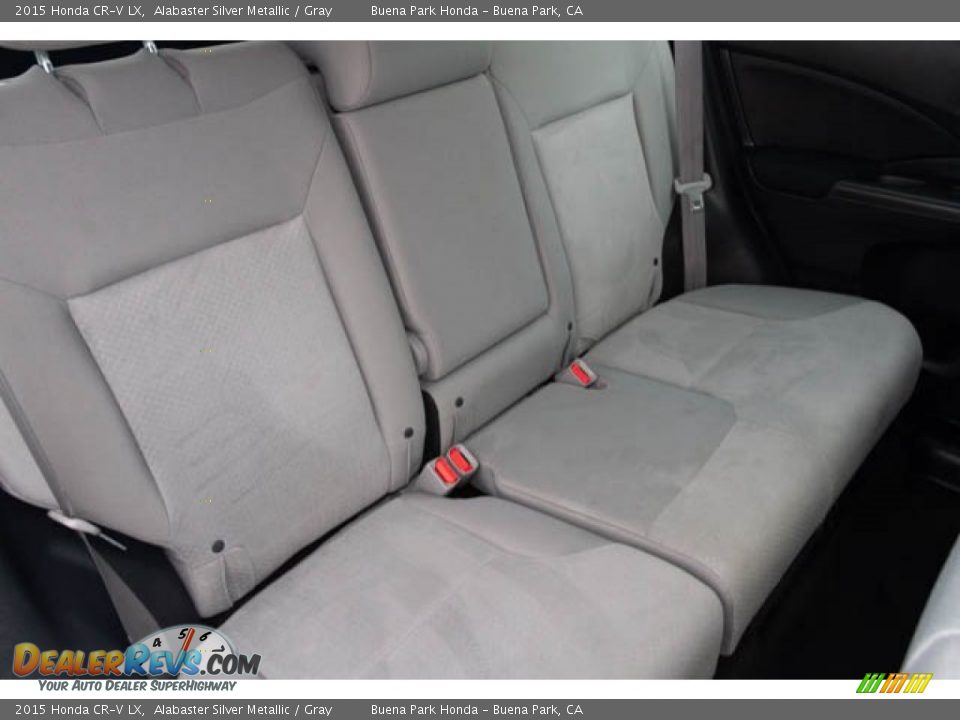 2015 Honda CR-V LX Alabaster Silver Metallic / Gray Photo #18