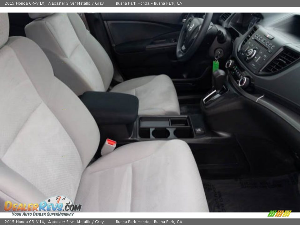 2015 Honda CR-V LX Alabaster Silver Metallic / Gray Photo #19