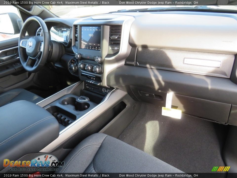 2019 Ram 1500 Big Horn Crew Cab 4x4 Maximum Steel Metallic / Black Photo #27