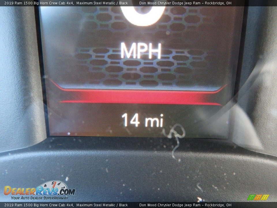 2019 Ram 1500 Big Horn Crew Cab 4x4 Maximum Steel Metallic / Black Photo #32