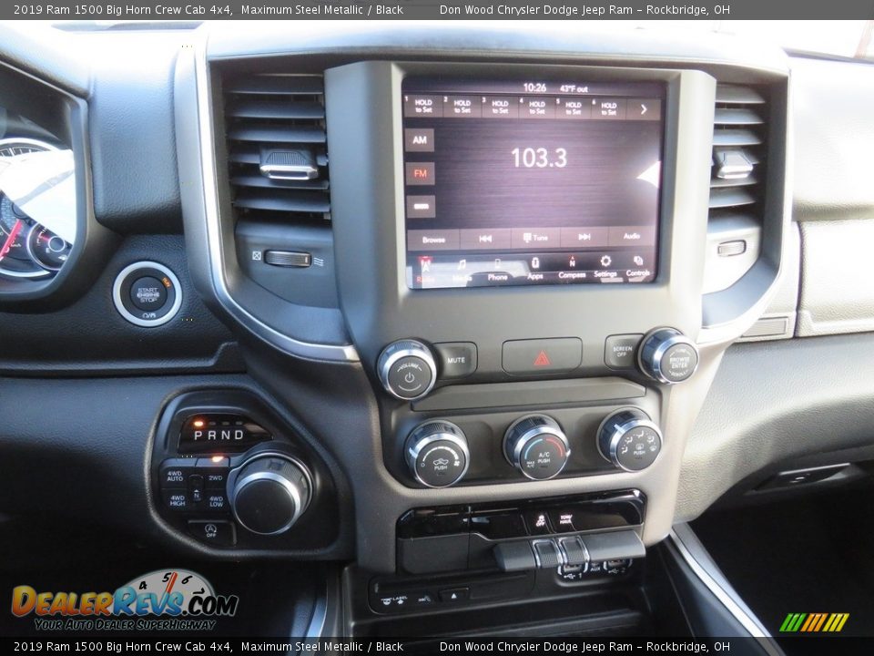 2019 Ram 1500 Big Horn Crew Cab 4x4 Maximum Steel Metallic / Black Photo #36