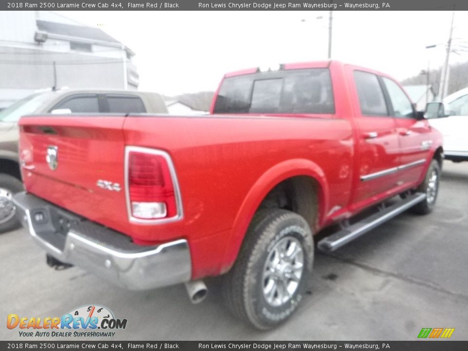 2018 Ram 2500 Laramie Crew Cab 4x4 Flame Red / Black Photo #5