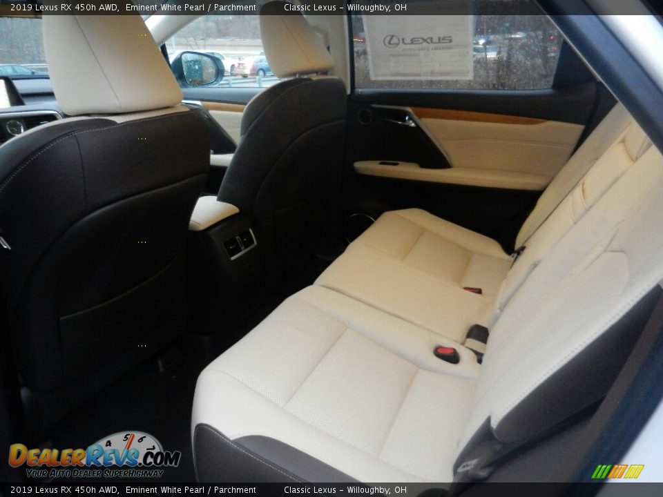 Rear Seat of 2019 Lexus RX 450h AWD Photo #3