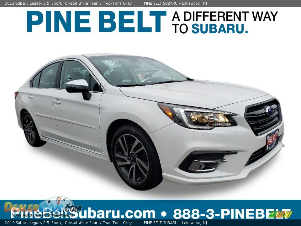2019 Subaru Legacy 2.5i Sport Crystal White Pearl / Two-Tone Gray Photo #1