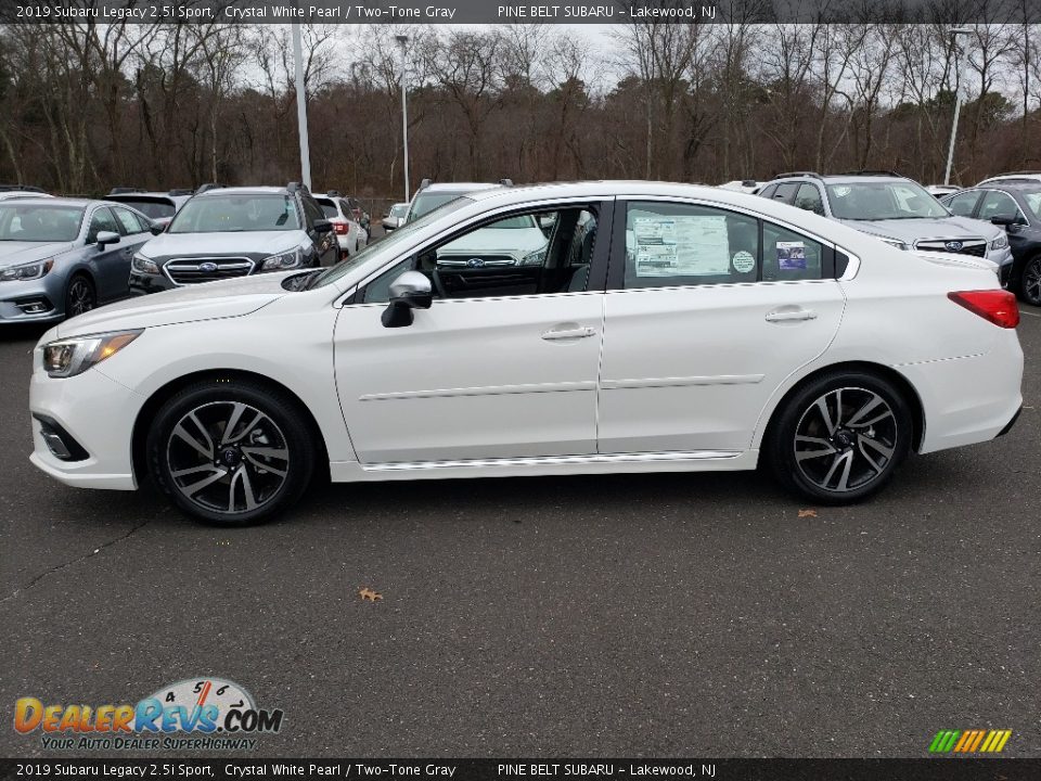 2019 Subaru Legacy 2.5i Sport Crystal White Pearl / Two-Tone Gray Photo #3