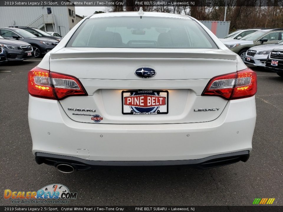 2019 Subaru Legacy 2.5i Sport Crystal White Pearl / Two-Tone Gray Photo #5