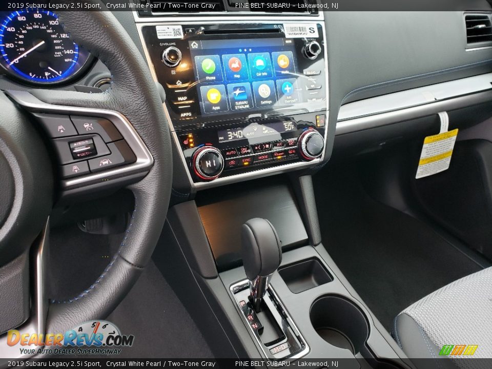 2019 Subaru Legacy 2.5i Sport Crystal White Pearl / Two-Tone Gray Photo #10