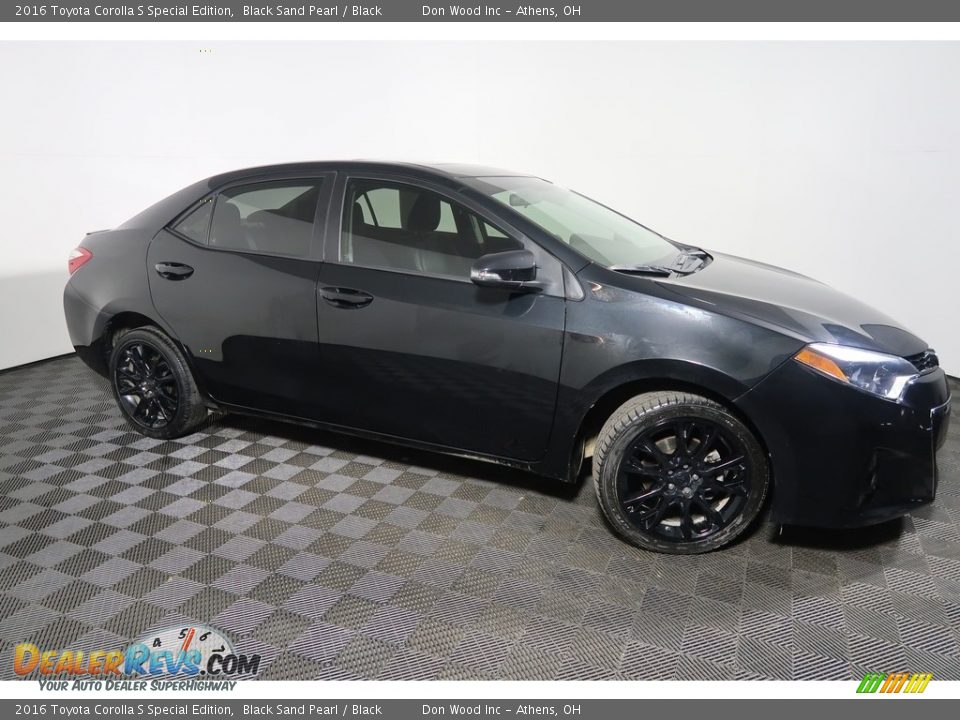 2016 Toyota Corolla S Special Edition Black Sand Pearl / Black Photo #4