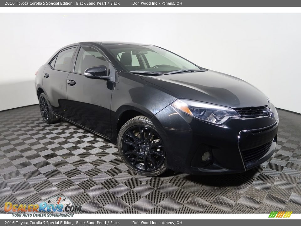2016 Toyota Corolla S Special Edition Black Sand Pearl / Black Photo #5