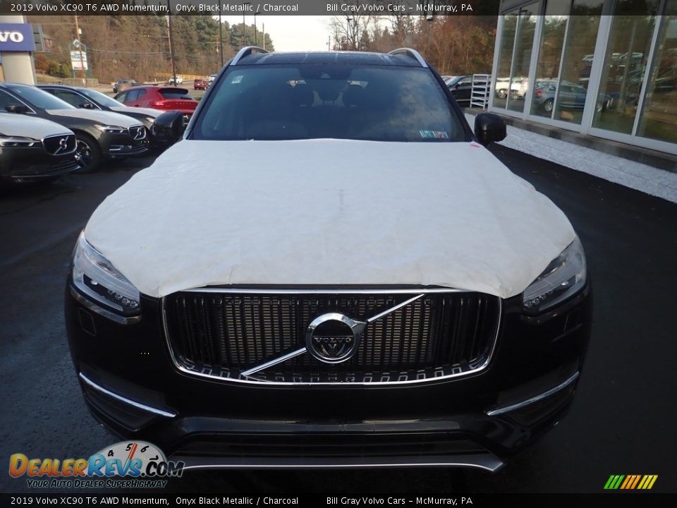 2019 Volvo XC90 T6 AWD Momentum Onyx Black Metallic / Charcoal Photo #6
