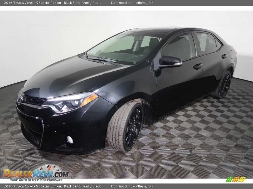 2016 Toyota Corolla S Special Edition Black Sand Pearl / Black Photo #7