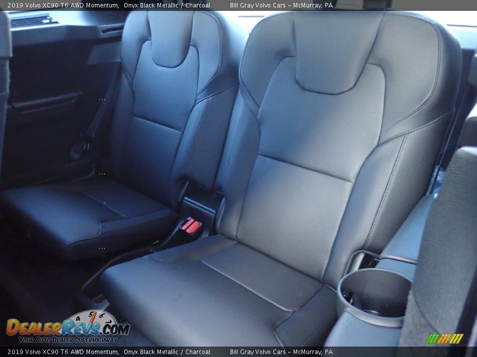 2019 Volvo XC90 T6 AWD Momentum Onyx Black Metallic / Charcoal Photo #9