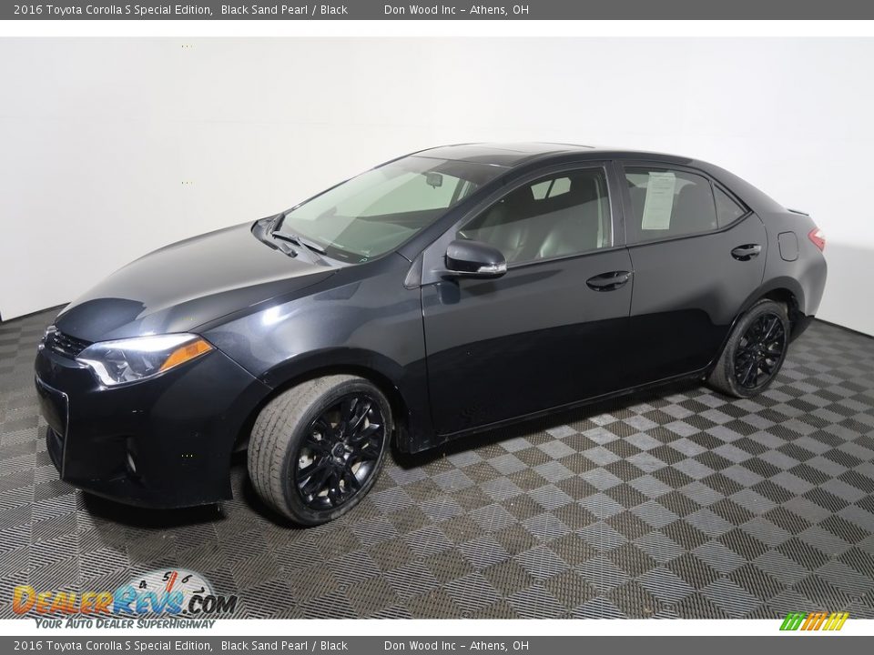 2016 Toyota Corolla S Special Edition Black Sand Pearl / Black Photo #8