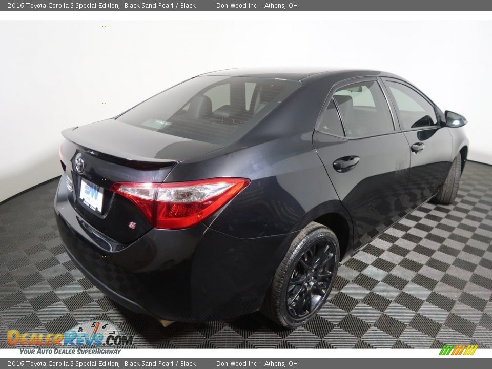 2016 Toyota Corolla S Special Edition Black Sand Pearl / Black Photo #12