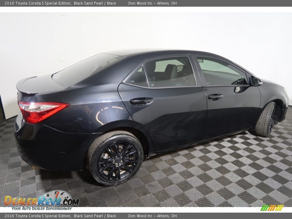 2016 Toyota Corolla S Special Edition Black Sand Pearl / Black Photo #13