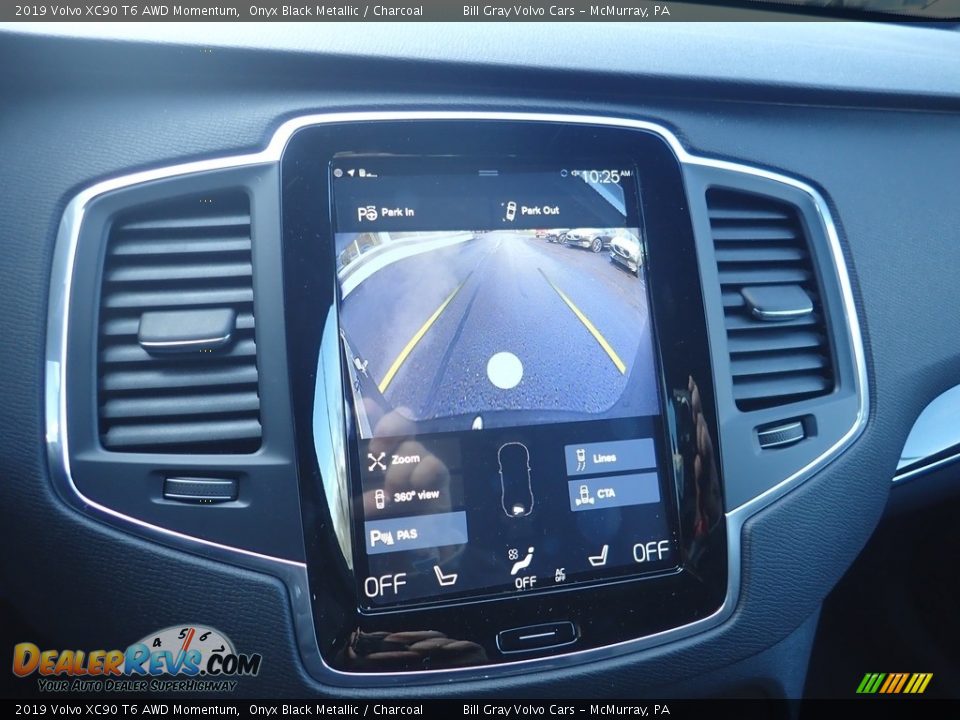 2019 Volvo XC90 T6 AWD Momentum Onyx Black Metallic / Charcoal Photo #15