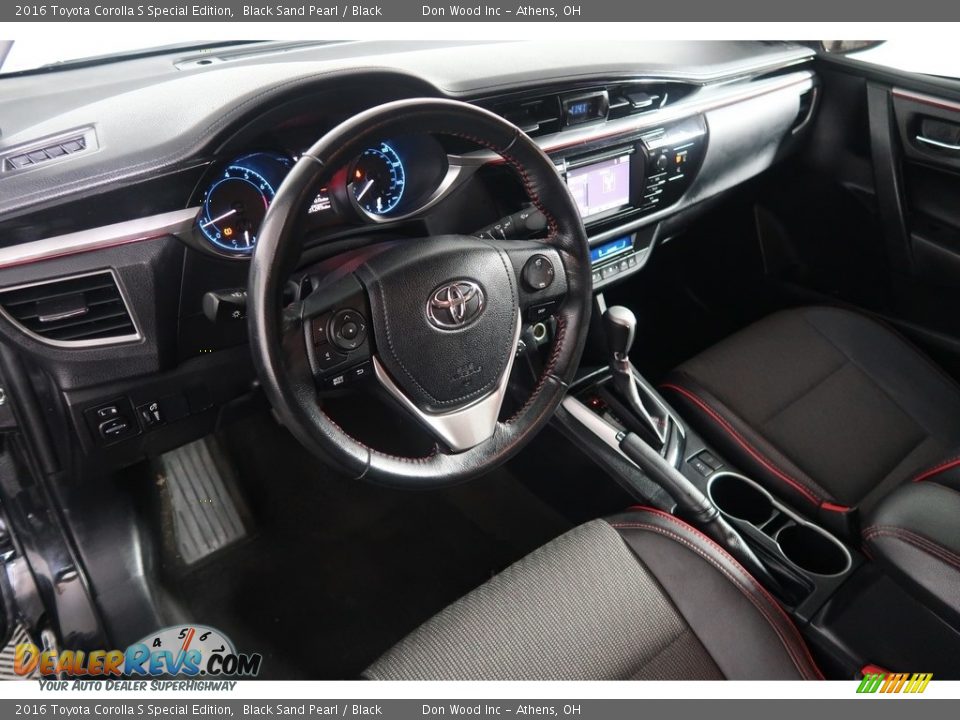 2016 Toyota Corolla S Special Edition Black Sand Pearl / Black Photo #14