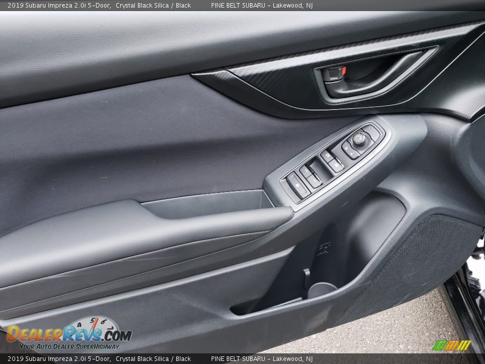 2019 Subaru Impreza 2.0i 5-Door Crystal Black Silica / Black Photo #8