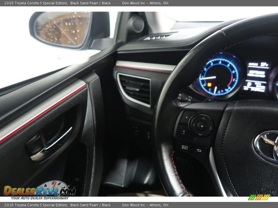 2016 Toyota Corolla S Special Edition Black Sand Pearl / Black Photo #19