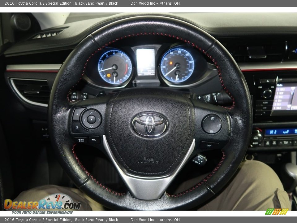 2016 Toyota Corolla S Special Edition Black Sand Pearl / Black Photo #20