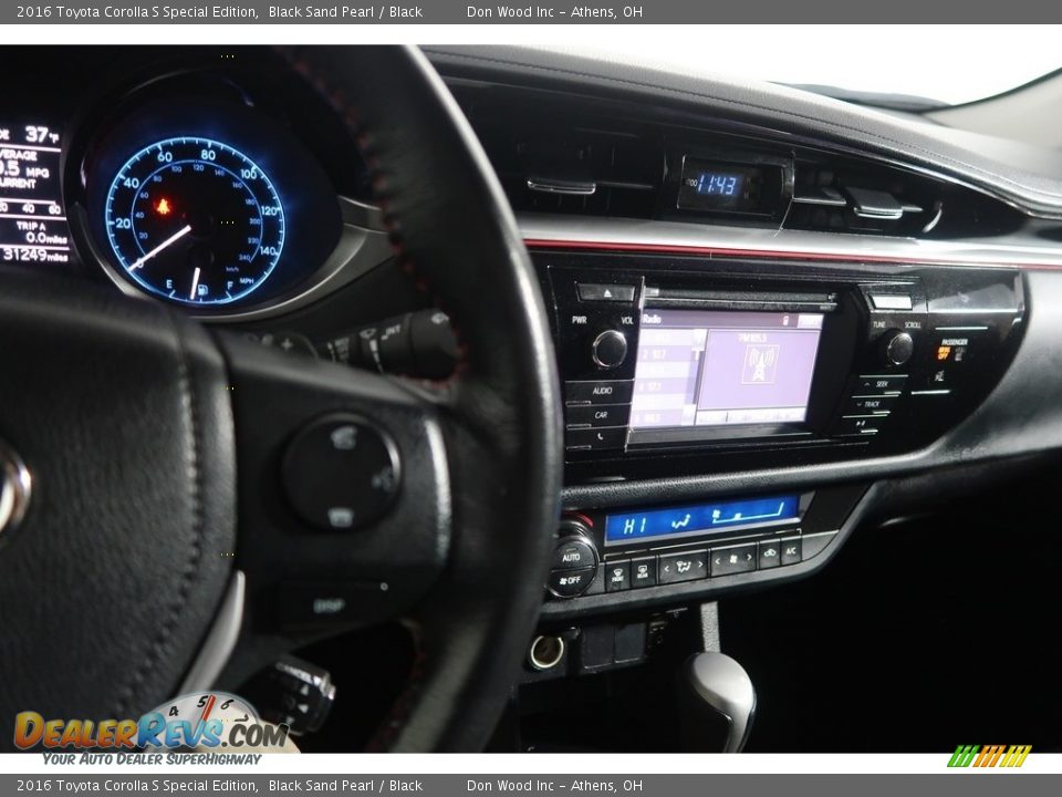 2016 Toyota Corolla S Special Edition Black Sand Pearl / Black Photo #21
