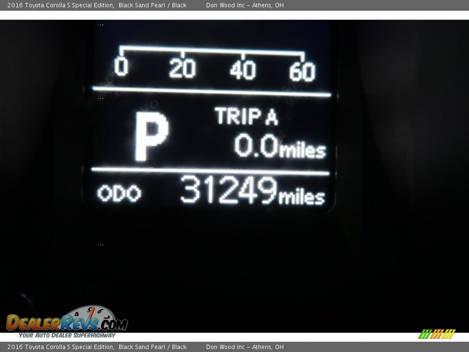 2016 Toyota Corolla S Special Edition Black Sand Pearl / Black Photo #23