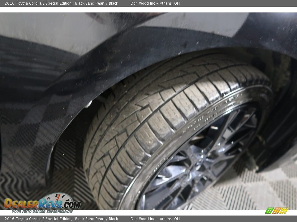 2016 Toyota Corolla S Special Edition Black Sand Pearl / Black Photo #27