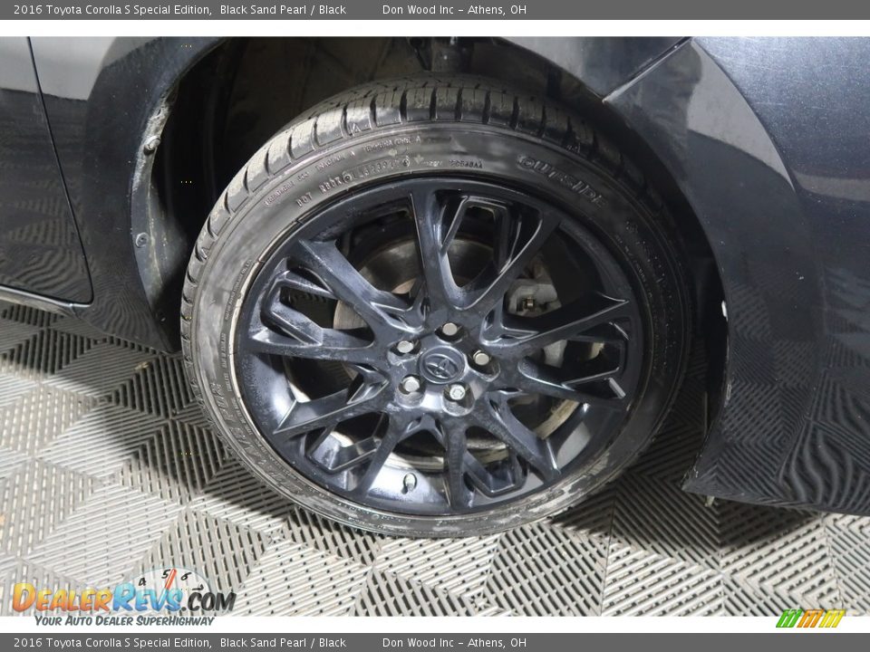 2016 Toyota Corolla S Special Edition Black Sand Pearl / Black Photo #28