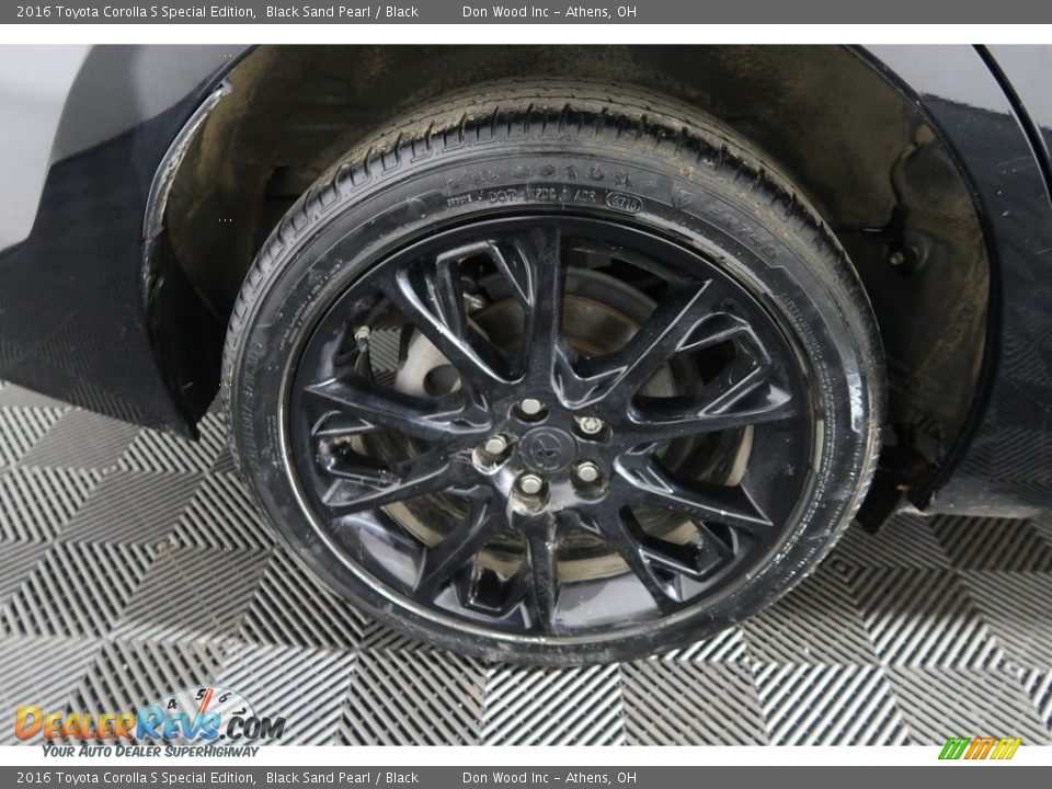 2016 Toyota Corolla S Special Edition Black Sand Pearl / Black Photo #29