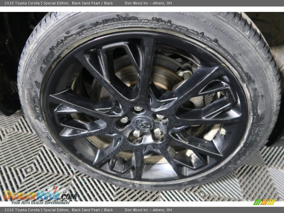 2016 Toyota Corolla S Special Edition Black Sand Pearl / Black Photo #30