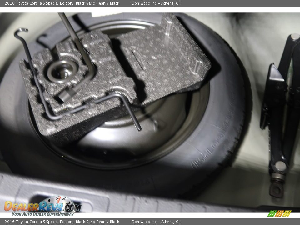 2016 Toyota Corolla S Special Edition Black Sand Pearl / Black Photo #34