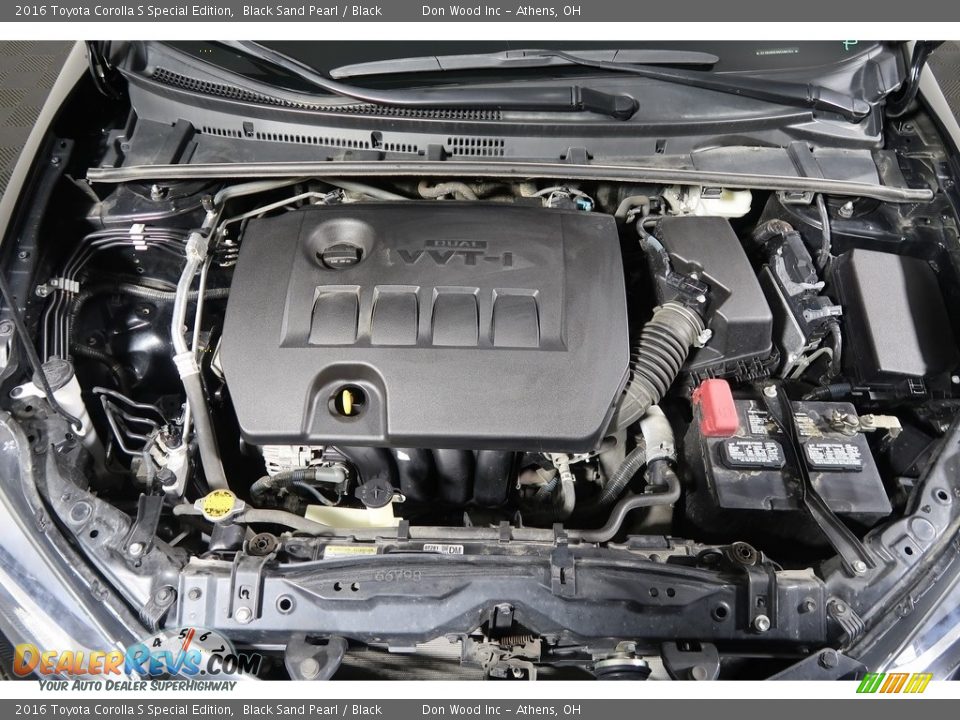 2016 Toyota Corolla S Special Edition Black Sand Pearl / Black Photo #35