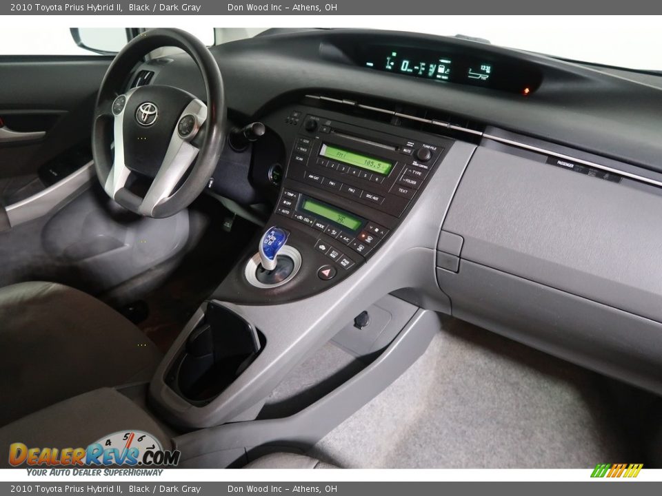 2010 Toyota Prius Hybrid II Black / Dark Gray Photo #14
