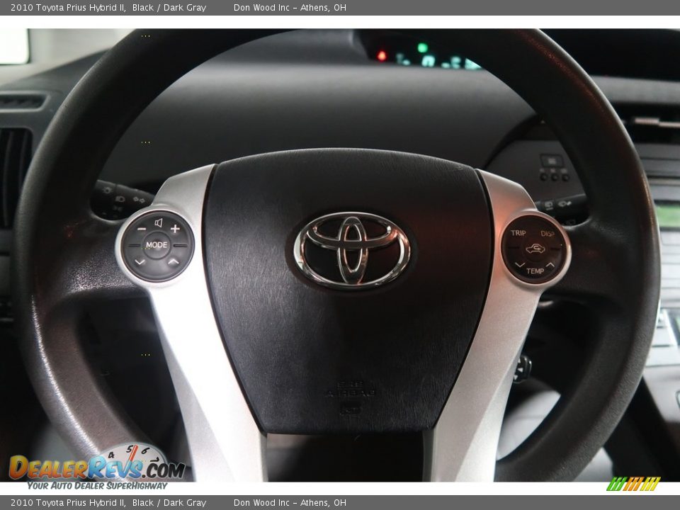 2010 Toyota Prius Hybrid II Black / Dark Gray Photo #17