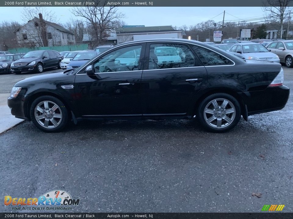 2008 Ford Taurus Limited Black Clearcoat / Black Photo #2