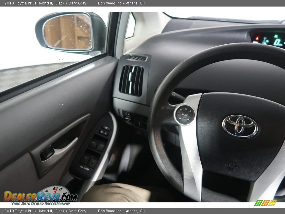 2010 Toyota Prius Hybrid II Black / Dark Gray Photo #18